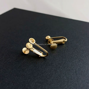 Hoge Kwaliteit Gladde Niet-Doorboorde Oorbel Stud Cabriolet Clip-On Oorbellen Schroef Oorclip Sieraden Bevindingen Onderdelen Accessoires - Product Image 2