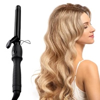 Fer à boucler professionnel 25 mm en céramique PTC à chauffage rapide 230°C, outil de coiffure de salon à baril unique