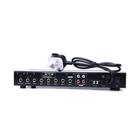 MiTEC ac dc power pre-amplifier DC 24V 220VAC audio PA Mic Preamplifier mikrofon sebelum amplifier 8 input