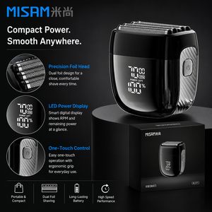MS-9711 New Model High-Power Mini Automatic Household Portable <b>USB</b> Powered Shaver for Intelligent Automatic Shaving System Featu - Product Image 2