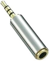 Adaptateur pour casque Audio, 3.5mm, mâle à 2.5mm femelle, convertisseur de casque, 3 anneaux, prise Jack plaqué or, stéréo