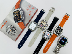 2024 z79 max montre intelligente pour hommes 460mah plus grande capacité batterie en veille IP68 étanche <span class=keywords><strong>boussole</strong></span> NFC Z79 max Ultra - Product Image 2