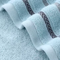 Serviettes en coton doux en gros, logo brodé, serviettes de luxe 100% coton, super douces, pour les mains ou le visage, adaptées à la maison et aux hôtels