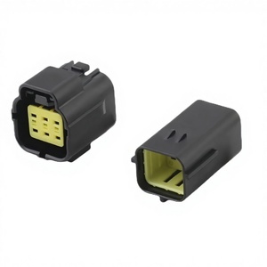 DJ70616Y-1.8-11/21 6P Brass Male/Female Automotive <b>Adapter</b> Connector Electronic Throttle Pedal Plug - Product Image 2