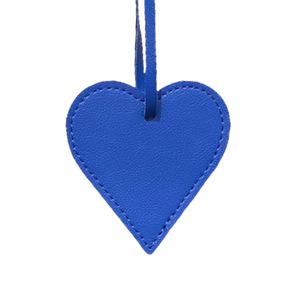 European and American style PU leather keychain, heart-shaped charm, multi-functional <b>bookmark</b>, gift pendant, bag key charm - Product Image 5