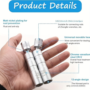 14mm&amp;16mm Spark Plug Socket Set Wall Magnetic Spark Plug Socket <strong>Removal</strong> <strong>Tool</strong> 3/8-Inch Drive 12 <strong>Point</strong> Swivel Socket <strong>Removal</strong> <strong>Tool</strong> - Product Image 3