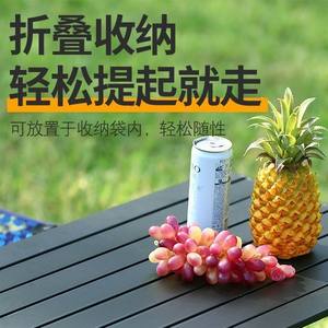 Mesa plegable para exteriores, rectangular, portátil, ligera, para uso en camping, picnic y barbacoa - Product Image 1