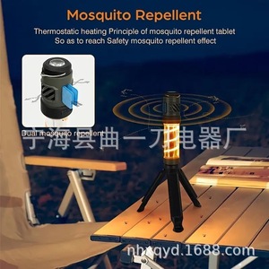 Camping <b>Light</b> Led Outdoor Portable Flashlight Tent Lamp <b>For</b> <b>Night</b> <b>Walking</b> <b>Dog</b> Lighting - Product Image 2