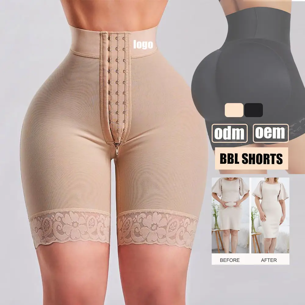 HOT SALE nach der Operation Colombia nas Faja Höschen Großhandel Bauch Kontrolle Fajas BBL SHORTS High Taille Butt Lifter Shape wear für Frauen