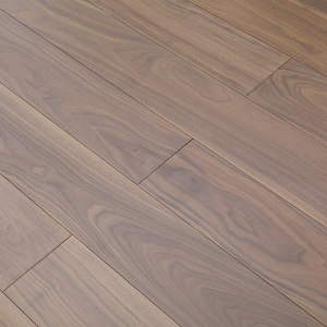 Parquet massif AVANTIMORA FSC multicouche en noyer noir lisse, qualité ABC, durable, avec joint mâle et femelle, planches de 15 mm de large, idéal pour les hôtels de luxe - Product Image 2