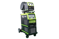 Nouvelle machine de soudage MIG CO2 MAG à double impulsion haute vitesse refroidie par eau, aluminium, 380V 350A, protection au gaz, cycle de service 60%, 1,0/1,2 mm