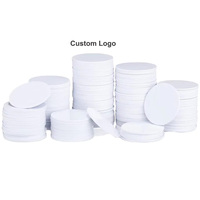 Kartu NFC Lingkaran Kosong Ukuran Kecil untuk Chip Classic 1k S50 PVC Diameter 18mm/20mm untuk Antarmuka Komunikasi Bisnis RF