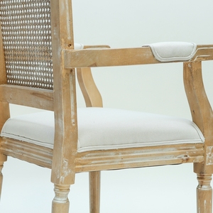 Diseño moderno Comedor <span class=keywords><strong>de</strong></span> madera francés Cómodos sillones antiguos vintage Sillas Luis - Product Image 4