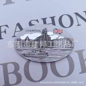 Souvenirs touristiques du Royaume-Uni, d'Italie, de Londres, de France, d'Espagne, de la République tchèque et de Dubaï, aimants de réfrigérateur en alliage de zinc - Product Image 1