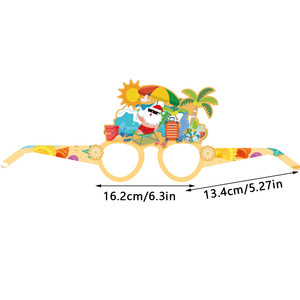Gafas de Papel con Dibujos Animados Navideños Personalizadas Beckon para Fiestas de Oficina, Eventos Escolares, Santa Claus Secreto, Artículos para Fiestas Navideñas - Product Image 2