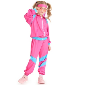 <span class=keywords><strong>Costume</strong></span> de sport rétro hip-hop pour fille et garçon, années 80, 90, 70, <span class=keywords><strong>disco</strong></span>, YTHA-002 - Product Image 4