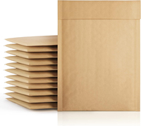 Nouveauté : Enveloppes à bulles en papier kraft écologiques, pochettes d'emballage rembourrées avec épaisseur personnalisée pour l'expédition express