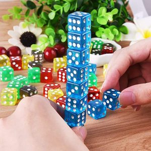 Deskjoy D6 Mô Hình Đa Diện <span class=keywords><strong>Dice</strong></span> 16Mm Acrylic Cho Người Lớn Trò Chơi Hội Đồng Quản Trị RPG Dnd Với Tròn Hình Vuông Hình Dạng - Product Image 4