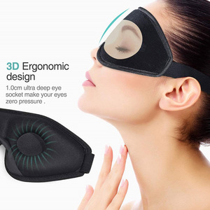 Antifaz para Dormir <span class=keywords><strong>de</strong></span> Viaje con Logotipo Personalizado, Diseño 3D, Súper Suave, con Correa Elástica, Tejido Opaco, Excelente Bloqueo <span class=keywords><strong>de</strong></span> Luz - Product Image 5
