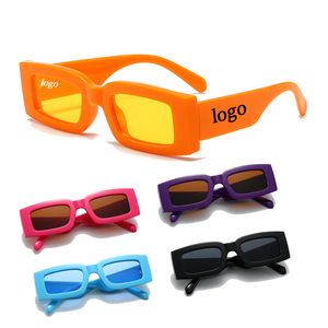 Lmamba 3402 New Fashion Small Frame <b>Retro</b> Rectangle Custom Logo UV400 Design 2025 <b>Sunglasses</b> Women Men High Quality Eyewear - Product Image 2