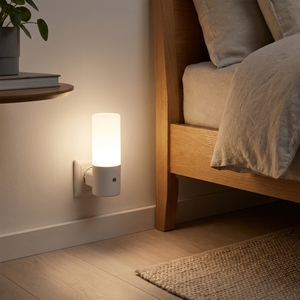 Automatic <b>Light</b> Sensor <b>LED</b> Night <b>Light</b> Plug in 2700K Warm White ABS Bedside <b>Hallway</b> Indoor Lighting Factory Supply - Product Image 6