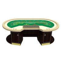 Table de poker Baccarat personnalisée professionnelle de luxe YH 96 pouces à vendre