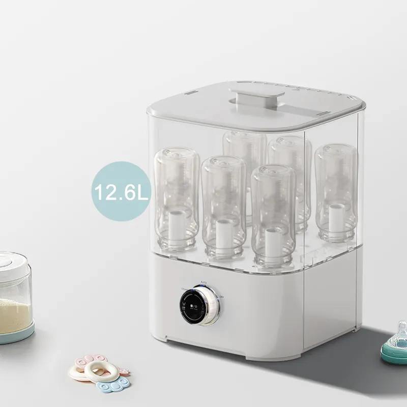 New Style Dampfheizung 6 Flaschen Hochleistungs-Sterilisator für elektrische Milch zufuhr flaschen Baby flaschen sterilisator Desinfektion sbox