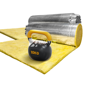 Acoustic nhiệt mái trần cách nhiệt chống cháy sợi thủy tinh len nhôm lá vật liệu xây dựng Giá vật liệu cách nhiệt - Product Image 3