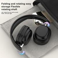 Headset Gaming Nirkabel Mikrofon Eksternal Suara Berkualitas Baik Headphone Over-ear yang Dapat Diputar Grosir Pabrik Headset Linx