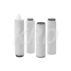 Kunden spezifischer Filter von China KRD Filter wasser 0,22 Mikron Polypropylen Plissee Wasserfilter patrone