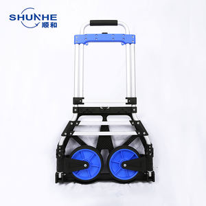 Capacité de charge de 220lb Personnaliser le chariot à bagages pliable en aluminium robuste Style bricolage - Product Image 2