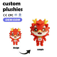 Jouets en peluche en coton unisexe personnalisés OEM/ODM avec rembourrage en coton PP certifiés EN71/GRS/CPC, tailles 11-30 cm pour les 14 ans et plus