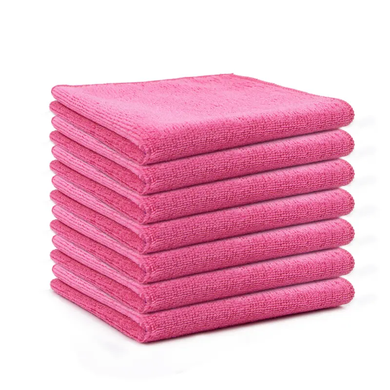 Customized 80Pcs Microfiber Cleaning Cloths Washable Clean Towels Reusable Wash Cloth Towel Kitchen Car Microfiber Towels