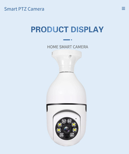 Caméra ampoule Wifi A6 Mini pour la maison, utilisation pour bébé, petite caméra de sécurité sans fil pour intérieur, détection de mouvement, surveillance par application, caméra CCTV - Product Image 1