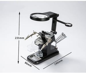 BIJIA Bande lumineuse LED électronique Loupe de bureau <span class=keywords><strong>Entretien</strong></span> Tour électrique Clip auxiliaire Catégorie de <span class=keywords><strong>produit</strong></span> Loupes - Product Image 3