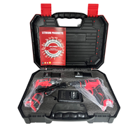 KUNDI Marque Lithium Batterie Brushless 10mm Trois Fonctions Perceuse et Tournevis Ensembles d'outils