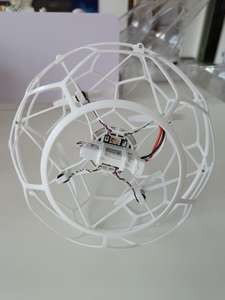 Drone sphérique Edison 200MM, auto-stabilisation, débutant, drone de <span class=keywords><strong>football</strong></span> léger, quadricoptère spécialisé, compétitions, 2.4GHz <span class=keywords><strong>GPS</strong></span> - Product Image 2