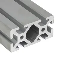 Profil Ekstrusi Aluminium Slot T Modular T-slot Industri