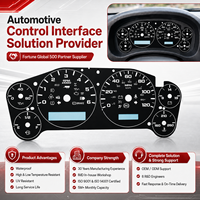 Clavier de tableau de bord automobile personnalisé en usine avec membrane graphique PC et panneau de commande pour combiné d'instruments de voiture