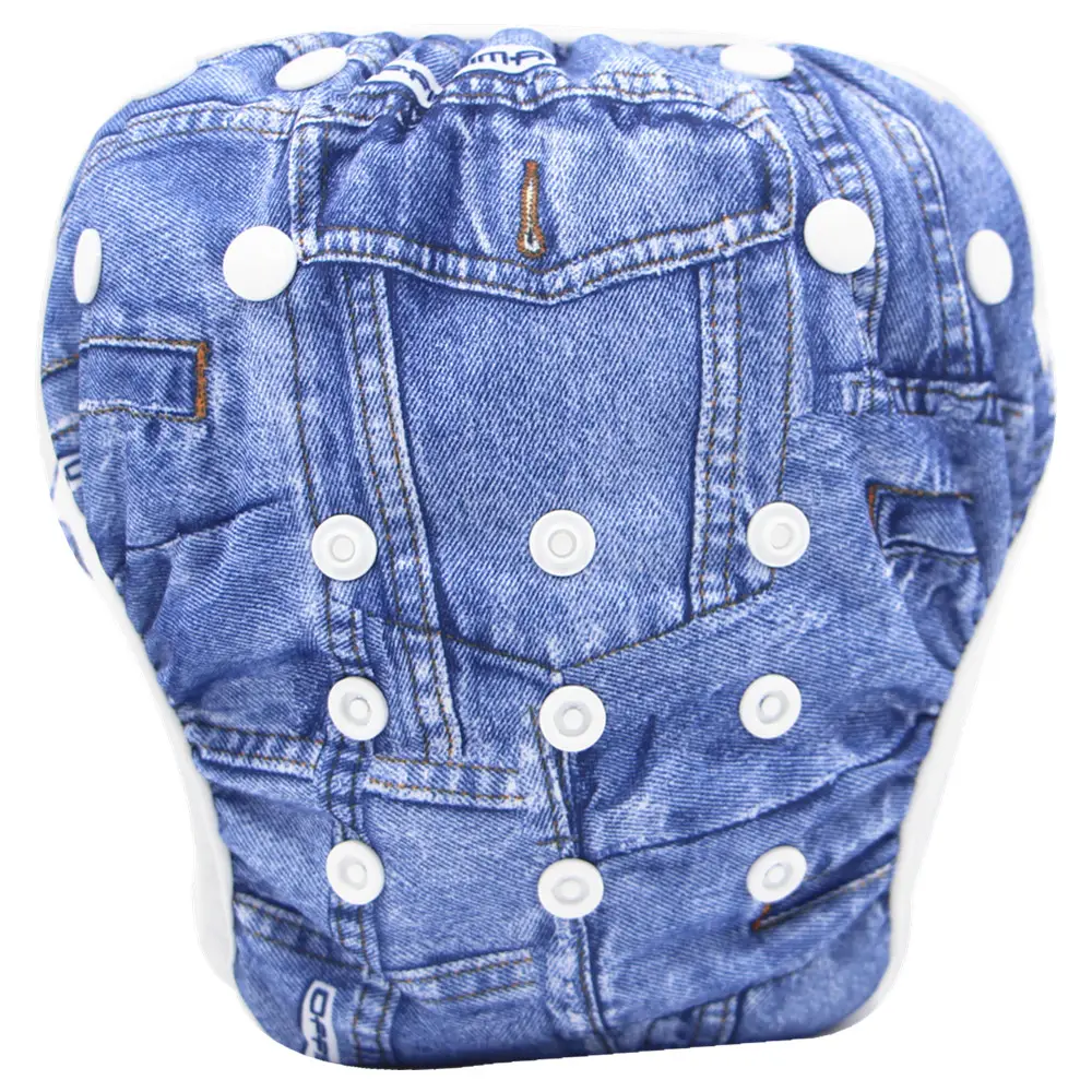New Arrival Washable Bamboo Charcoal Material Baby Cloth Diaper Reusable Baby Nappy Swimming