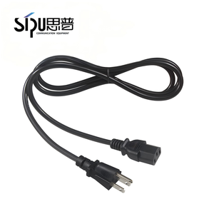 Câble d'alimentation SIPU NEMA 5-15P vers <span class=keywords><strong>C13</strong></span>, câble de prise US, 14AWG 16AWG 18AWG, câble d'alimentation AC, câble d'alimentation à 3 broches - Product Image 1