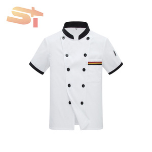 <span class=keywords><strong>Divisa</strong></span> da Chef SIKE a Maniche Lunghe per Ristorante, Caffetteria, Cucina, Hotel, Uniforme Estiva a Maniche Corte - Product Image 5