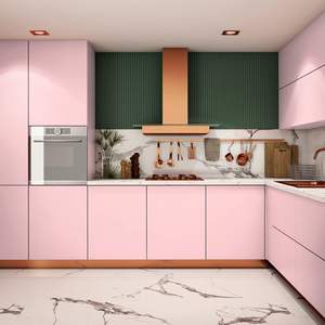 Papel Tapiz Rosa Autoadhesivo <span class=keywords><strong>de</strong></span> PVC, Papel Tapiz Brillante Rosa <span class=keywords><strong>para</strong></span> Encimera <span class=keywords><strong>de</strong></span> <span class=keywords><strong>Cocina</strong></span>, Decoración <span class=keywords><strong>de</strong></span> <span class=keywords><strong>Vinilo</strong></span> <span class=keywords><strong>para</strong></span> Pared - Product Image 2