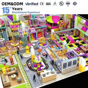 Aire de jeux intérieure personnalisée clé en main, équipement de jeux souples sur mesure avec toboggan LED par FEI RUI Amusement - Product Image 2