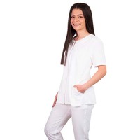 Tunique grande taille pour dames Uniformes respirants pour spa Scrubs pour salon de beauté Infirmière Médecin Manches courtes Taille XL Modèle OEM Imprimé