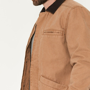 Comfortable Winter <b>Jacket</b> Best Quality Men <b>Canvas</b> <b>Jacket</b> for Winter High Street Style Plain Lightweight Breathable <b>Canvas</b> <b>Jacket</b> - Product Image 6