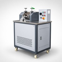 Kunststoff-Pelletiermaschine Labor-Zweiwalzenmühle Elektrisch Beheizt PVC PE Misch- und Pelletieranlage Kleinserienproduktion CE-zertifiziert
