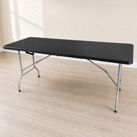 Tables pliantes d'extérieur en plastique portables de 1,8 m pour fêtes