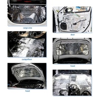 Rouleau/feuille de matériau isolant thermique, insonorisant, résistant à l'eau et aux chocs, en gros, pour radiateur de voiture/véhicule