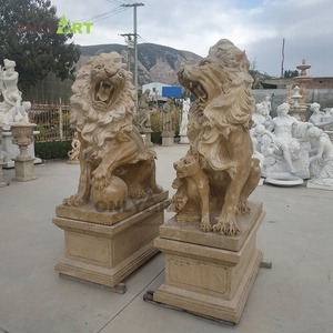 Onlyart diseño de fábrica y por encargo famoso antiguo jardín Parque piedra blanca mármol egipcio <span class=keywords><strong>esfinge</strong></span> escultura - Product Image 4